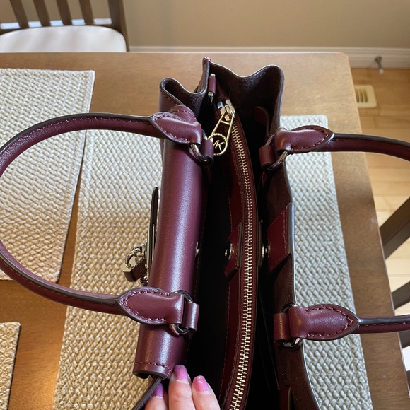 Michael Kors Merlot Satchel - Picture 8 of 11